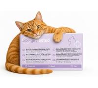 getTested Cat Blood Typing Test - Rapid Test for Feline Types A, B & AB - At-Home Kit with Results in 5-10 Minutes - Simple & Easy to Use