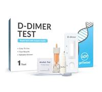 GetTested D-Dimer Test Kit, at-Home Blood Clot Risk Screening, Rapid Results in 10 Minutes, Simple Sample Collection, Accurate, Convenient, and Easy to Use