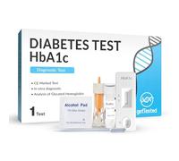 GetTested Diabetes Test (HbA1C), at-Home Rapid Blood Test Kit, Finger-Prick Sample for Average Blood Sugar Levels, Private Self-Testing with Clear and Reliable Results