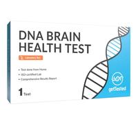 GetTested DNA Brain Health Test | Comprehensive Genetic Analysis for Mental Well-Being | Saliva-Based at-Home Test Kit | Analyzes Memory, Stress, Anxiety & Mood Genes