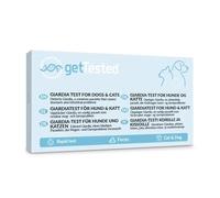 getTested Giardia Rapid Test Kit for Dogs and Cats, At-Home Faeces Stool Parasite Screen, 10-Min Vet-Grade Detection for Gut Health