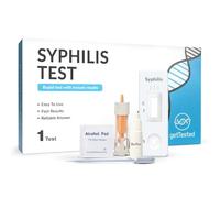 GetTested Syphilis Test Kit - Syphilis Rapid Test - Accurate At-Home Detection - 10-Minute Results - Private and Easy Finger-Prick Blood Sample - Lab Certified