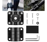 Gettimore 0 Degree Pole Mount For Garmin Livescope Lvs32 Transducer, Compatible With Panoptix Ice Fishing Bundle, Black Replacement 010-12676-15