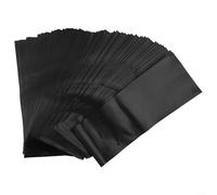 Gettimore 100PCS Thickened PE Plant Nursery Grow Bags with Pre-Punched Drain Holes and Excellent Water Permeability for Fruits Vegetables Flowers Greenhouse Use, Black 17x35cm 20x25cm 20x30cm(20x30cm)