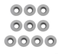 Gettimore 10Pcs Turning Inserts 12Mm Carbide Inserts For Wood Lathe, Round Chisel Cutter Designed For Smooth Curves And Finishes