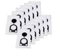 Gettimore 12 Pcs Vacuum Cleaner Dust Bags, for Bosch GAS 25 L SFC GAS 25 Non-Woven Fabric 56x39cm White (6pcs)