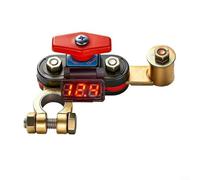 Gettimore 12V-24V Battery Master Switch with Voltage Display, for 360 Rotation Car for Truck for Heavy Duty Vehicles(Copper)