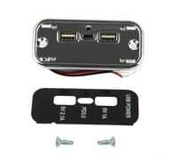 Gettimore 18W for pd Type C USB Car Charger Socket for 12V 24V Vehicles | Flat for surface Mount, No Large Hole Needed, Scratch Resistant Nylon Housing, for splash Cap, Blue LED Indicator