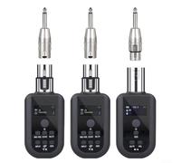 Gettimore 2 4GHz Microphone Wireless System for Live Events, XLR Adapter with 160 Feet Operating Distance (One drag two)
