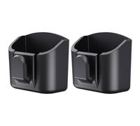 Gettimore 2 Pcs ABS Car Key Storage Box for Dashboard or Center Console, Organiser for Keys, Remote Controls and Cards, Compact Black Car Interior Accessory