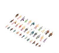 Gettimore 200pcs Painted Model Figures HO Scale Standing Seated
