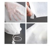 Gettimore 20Pcs Drawstring Shoes Bags Travel Clothes Clear Portable Storage Bag Dust Pouch