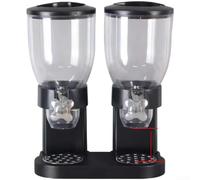 Gettimore 2L Single Double Triple Compartment Cereal Dispenser Food Storage Container(B)