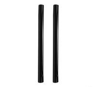 Gettimore 2Pcs Black Plastic Straight Vacuum Pipe Extension, 32mm Inner Diameter, Hard Connecting Pipe for Vacuum Cleaner Accessories
