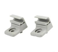 Gettimore 2Pcs Gray ABS Sun Visor Fixing Clips 97243143 Car Interior, Holder Mounts Easy Installation