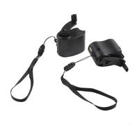 Gettimore 2PCS Hand Crank USB Manual Generator Dynamo Power Bank for Mobile Devices Kit Black