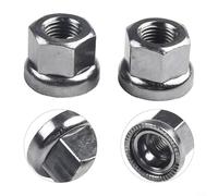 Gettimore 2X For Bike Nuts For Bicycle Screw M9/M10 Screw Nut For Front Rear Hubs Series Motors Hub Cycle Wheel Axle Track Nuts For Bicycle Parts