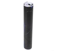 Gettimore 3D Crack Car B-Pillar Sticker Waterproof PET Decal for Auto Door Pillar Decoration DIY Vehicle Wrap 50cm x 25cm Black Carbon Fiber Style(H)