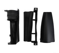 Gettimore 3pcs Air Intake Guide Inlet Duct Cover Assembly Plastic for Golf 2006-2013 for jetta Mk5 Mk6 2006-2016 for a3 2004-2013 for passat 2012-2015 for touran 2011-2015 for scirocco 2009-2016