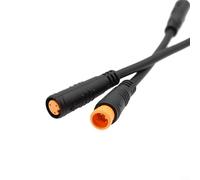 Gettimore 3Pin Thumb Shifter Conversion Cable M8 Waterproof Connector for Ebike Kit 132mm ABS Extension Cable Electric Bicycle Component 2PCS(Male)