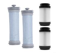 Gettimore 4 Pieces Washable Replacement Filters for Karcher VC4 VC6 VC7, Reusable Microfleece Vacuum Cleaner Parts