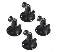 Gettimore 4 Sets for cctv Camera Wall Mount Bracket, Duty and ABS