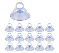 Gettimore 40-Pack Clear PVC Suction Cups for Car Sunshades, 45mm Heavy-Duty Rubber Window Suckers for Glass