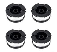 Gettimore 4pcs Replacement Spool for AF-100, 30ft 0.065 Inch Black Line for GH400, GH500, GH600, GH900, CST1000, MTC220, NST2018, LST136