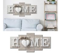 Gettimore 5 Pcs Unframed Modern Wall Art Print Set, 100 cm x 50 cm (40 x 20 in) Canvas Pictures for Home Decor, Bedroom, Living Room, Kitchen, Waterproof & Fade- Fiber Cloth with Ink