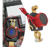 Gettimore 500A Battery Disconnect Switch With Digital Voltage Display For 12V Systems, Compatible With Cars, Rvs And Boats