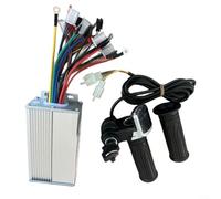 Gettimore 500W E-Bike Controller Set with LCD Display Throttle Handlebar for 36V/48V/64V/72V Brushless Motors(48V64V72V)
