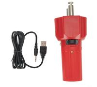 Gettimore 5V Electric BBQ Grill Motor with Rotisserie Skewer Drive 4.2RPM USB Boost Cable ABS and Metal Construction Low Noise Wear-Resistant for Outdoor Barbecue Picnic and for Rotator Motors Red