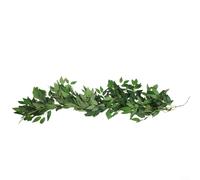 Gettimore 85cm Artificial Elaeagnus Angustifolia Vine Green Willow Leaf Rattan Garland for Home Shop Wedding Decor Realistic Fake Foliage Hanging Plant(100cm)