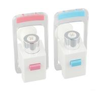 Gettimore ABS Plastic Cold & Hot Water Dispenser Tap for Replacement Pair, For Standard Water Cooler Purifier Machines, White Body with Blue and for Red Lever