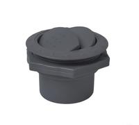 Gettimore Adjustable RV Air Vent Outlet, with 360 Degree Wind Deflector 48mm Diameter AC Vent Cover Camper for motorhome Vehicle(Dark Gray)