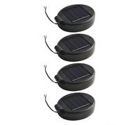 Gettimore Adjustable Solar Powered Light Replacement Top for Garden Use, Includes Rechargeable Battery and Efficient Solar Panel for Long Lasting Brightness (A )