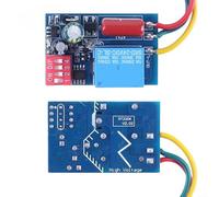 Gettimore Adjustable Timer Delay Switch Module 220V AC, 9-Setting Power-On Relay Fans Motors Germicidal Lamps, LED Indicator, Space-Saving Design 50x35x22mm