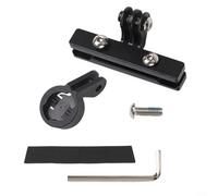 Gettimore Aluminium Alloy for Bike for Seat Rail Mount Bracket with Extension Adapter for Magicshine RN120 Taillight, Fits 7x7mm to 7x10mm Saddle Rails, Includes Hex Wrench and Silicone Gaskets