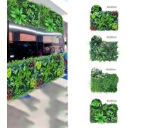 Gettimore Artificial Grass Mat 40x60cm Green Simulated Lawn Wall Decor | Simulated Lawn Mat 40x60cm Plastic Artificial Grass Wall Decor Home Hotel Office Fake Grass Wall Panel 40x60cm Green Art