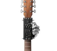 Gettimore Beginner Guitar Chord Presser, Effective ABS Aid Learning Chords & Transitions, for Compact Size 15.5x8.8x6cm, Music(Black)