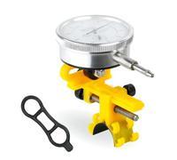 Gettimore Bicycle Wheel Truing Stand with Percentage Indicator, ABS Repair Tool for Front and Rear Bike Rims Adjustment, Lightweight Rim Truer with Adjustable Screw and Silicone Bands, Compatible with