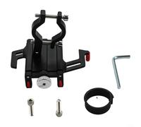 Gettimore Bike and Motorcycle Phone Holder with Shockproof Mechanics, Easy Release System for Secure Device Attachment (Red)