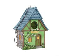 Gettimore Bird House Hanging Resin Bird for Courtyard Decoration, Bird Feeder for the Garden, Bird Hotel for Weather Resistant And Conveniently Designed