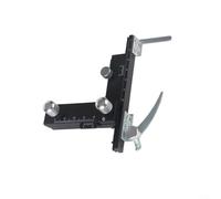Gettimore Black Microscope Movable Caliper with for Scale, Alloy Vernier Caliper Accessory Biological Scope