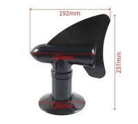 Gettimore BlackWhite 360-Degree Rotating Siphon RV Sewer Vent Cover RV Holding for Tank, 1-Pack