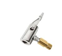 Gettimore Brass Tire Inflator Pump Valve Clip Connector Car and for Truck with Dual Wheels, Locking Seal, for Fast Inflation Without Removing Wheel