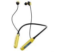 Gettimore BT 5.4 Wireless Ear Clip Sports Headphones with Noise Reduction, Non In-Ear Running Earphones for Outdoor Use ABS Build, 500mAh Battery(Yellow)