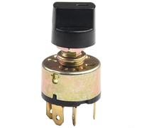Gettimore Car Air Conditioner Rotary Selector Switch 10A 24VDC 6A 120VAC Auto Fan Control with 4 Positions and 3 Way Function for Vehicle Interior Climate Adjustment Gold Metal