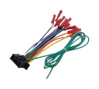 Gettimore Car Audio Wiring Harness Power with Sleeve Compatible with for Pioneer Stereos and Speakers