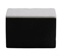 Gettimore Car Ceramic Coating Applicator Pads, High-Density Sponge & Wool Felt Block Wax Polishing, Rectangle Detailing (Black/White)